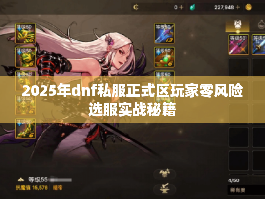 2025年dnf私服正式区玩家零风险选服实战秘籍 2025年dnf私服正式区玩家零风险选服实战秘籍