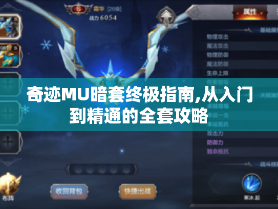 奇迹MU暗套终极指南,从入门到精通的全套攻略 奇迹MU暗套终极指南,从入门到精通的全套攻略