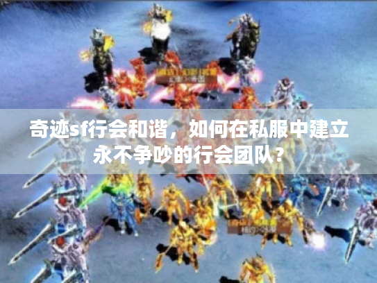 奇迹sf行会和谐，如何在私服中建立永不争吵的行会团队？