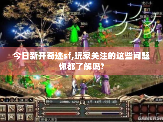 今日新开奇迹sf,玩家关注的这些问题你都了解吗?