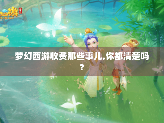 梦幻西游收费那些事儿,你都清楚吗?