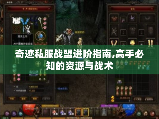 奇迹私服战盟进阶指南,高手必知的资源与战术