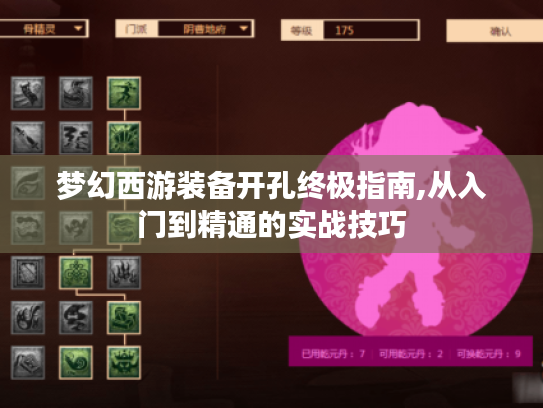 梦幻西游装备开孔终极指南,从入门到精通的实战技巧
