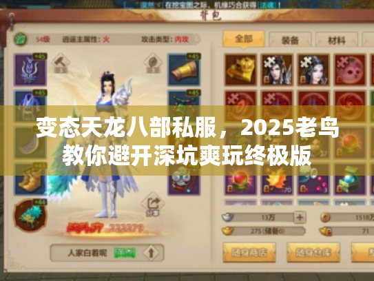 变态天龙八部私服，2025老鸟教你避开深坑爽玩终极版