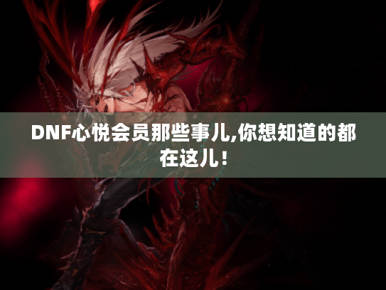 DNF心悦会员那些事儿,你想知道的都在这儿！