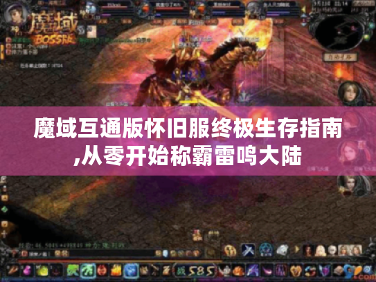 魔域互通版怀旧服终极生存指南,从零开始称霸雷鸣大陆