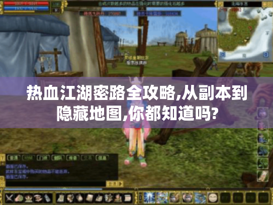 热血江湖密路全攻略,从副本到隐藏地图,你都知道吗?
