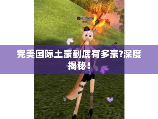 完美国际土豪到底有多豪?深度揭秘！