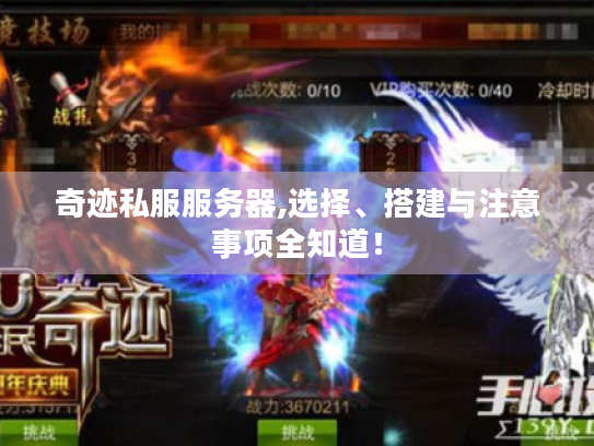 奇迹私服服务器,选择、搭建与注意事项全知道！