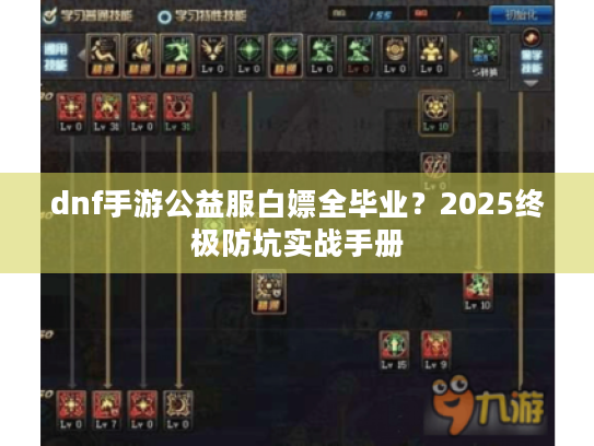 dnf手游公益服白嫖全毕业？2025终极防坑实战手册