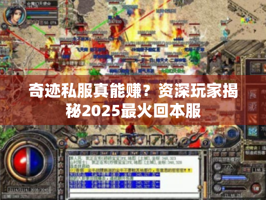 奇迹私服真能赚?资深玩家揭秘2025最火回本服 奇迹私服真能赚?资深玩家揭秘2025最火回本服