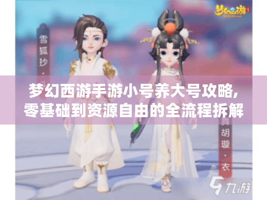梦幻西游手游小号养大号攻略,零基础到资源自由的全流程拆解