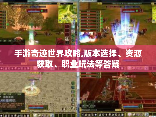 手游奇迹世界攻略,版本选择、资源获取、职业玩法等答疑