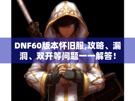 DNF60版本怀旧服,攻略、漏洞、双开等问题一一解答！