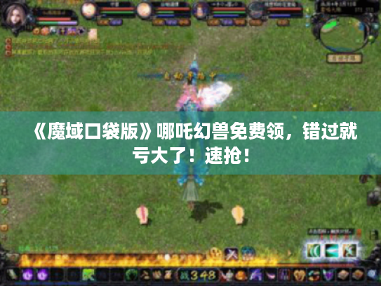 《魔域口袋版》哪吒幻兽免费领，错过就亏大了！速抢！