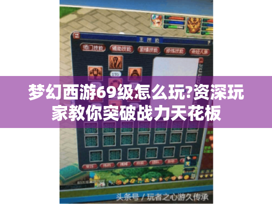 梦幻西游69级怎么玩?资深玩家教你突破战力天花板