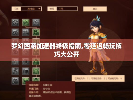 梦幻西游加速器终极指南,零延迟畅玩技巧大公开