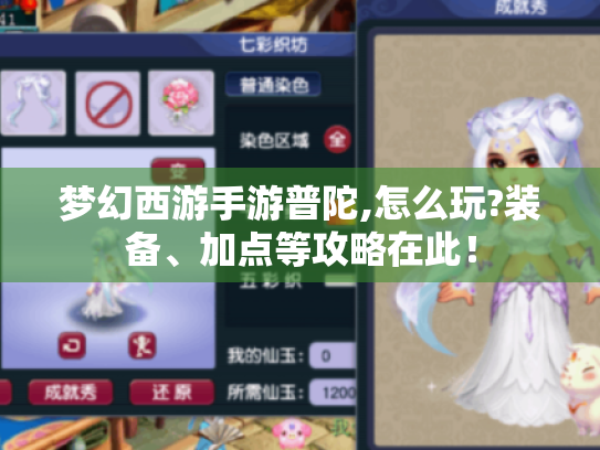 梦幻西游手游普陀,怎么玩?装备、加点等攻略在此! 梦幻西游手游普陀,怎么玩?装备、加点等攻略在此!