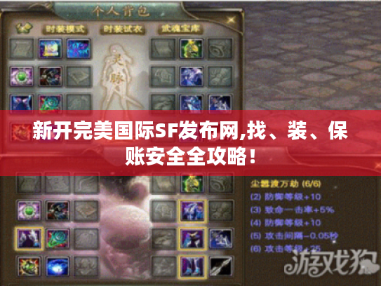 新开完美国际SF发布网,找、装、保账安全全攻略！