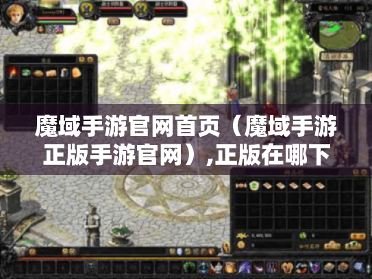魔域手游官网首页（魔域手游正版手游官网）,正版在哪下?有哪些玩法?