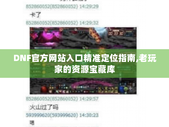 DNF官方网站入口精准定位指南,老玩家的资源宝藏库
