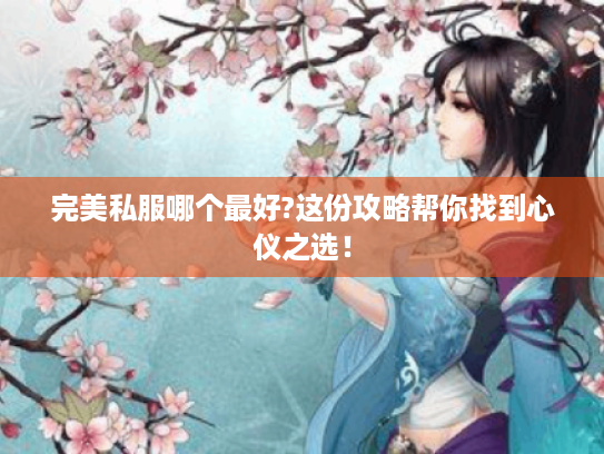 完美私服哪个最好?这份攻略帮你找到心仪之选！
