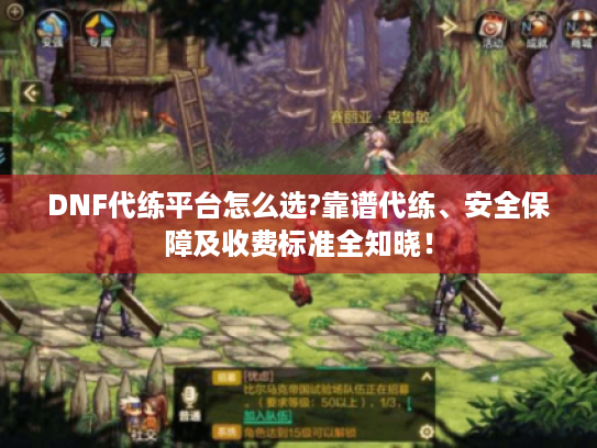 DNF代练平台怎么选?靠谱代练、安全保障及收费标准全知晓！