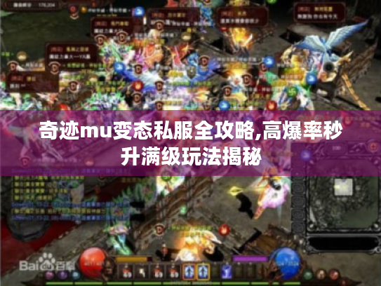 奇迹mu变态私服全攻略,高爆率秒升满级玩法揭秘 奇迹mu变态私服全攻略,高爆率秒升满级玩法揭秘