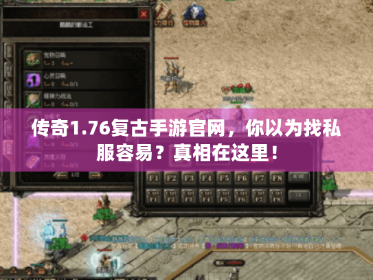 传奇1.76复古手游官网，你以为找私服容易？真相在这里！