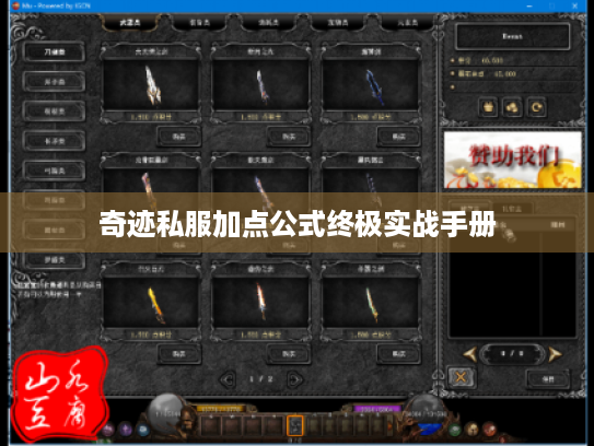 奇迹私服加点公式终极实战手册