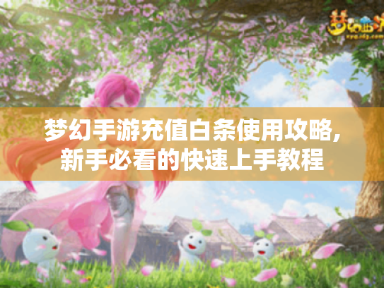 梦幻手游充值白条使用攻略,新手必看的快速上手教程