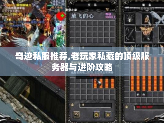 奇迹私服推荐,老玩家私藏的顶级服务器与进阶攻略