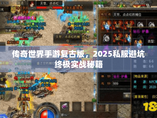 传奇世界手游复古版,2025私服避坑终极实战秘籍 传奇世界手游复古版,2025私服避坑终极实战秘籍