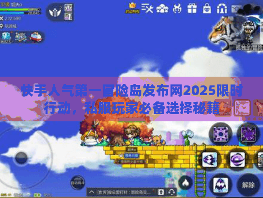 快手人气第一冒险岛发布网2025限时行动，私服玩家必备选择秘籍