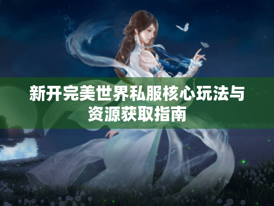 新开完美世界私服核心玩法与资源获取指南