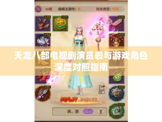 天龙八部电视剧演员表与游戏角色深度对照指南