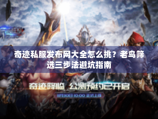 奇迹私服发布网大全怎么挑？老鸟筛选三步法避坑指南
