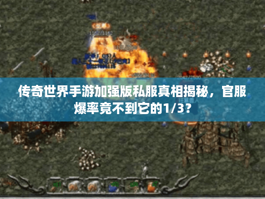 传奇世界手游加强版私服真相揭秘，官服爆率竟不到它的1/3？