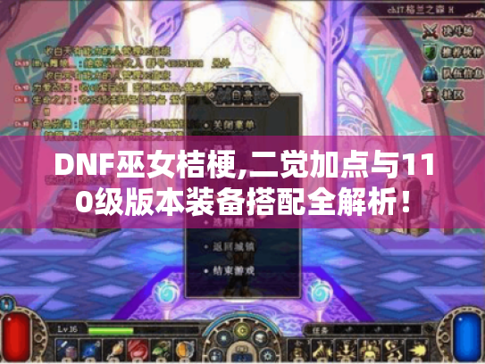 DNF巫女桔梗,二觉加点与110级版本装备搭配全解析! DNF巫女桔梗,二觉加点与110级版本装备搭配全解析!