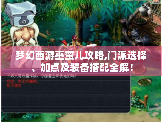梦幻西游巫蛮儿攻略,门派选择、加点及装备搭配全解! 梦幻西游巫蛮儿攻略,门派选择、加点及装备搭配全解!
