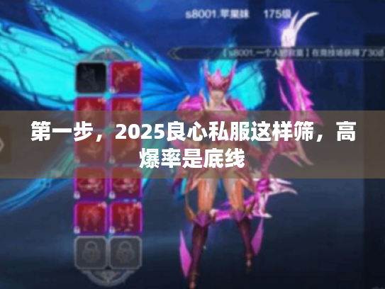 第一步,2025良心私服这样筛,高爆率是底线 第一步,2025良心私服这样筛,高爆率是底线