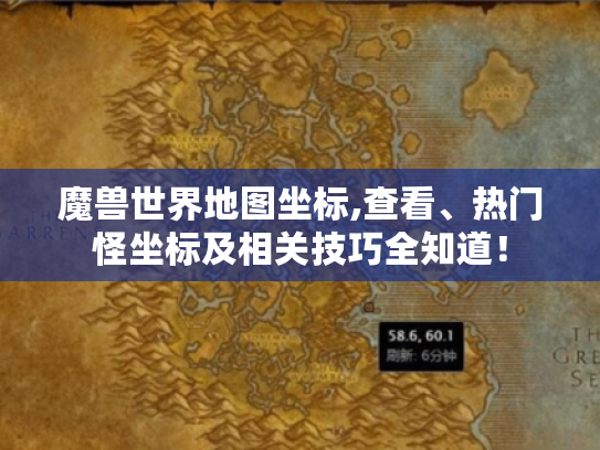魔兽世界地图坐标,查看、热门怪坐标及相关技巧全知道！