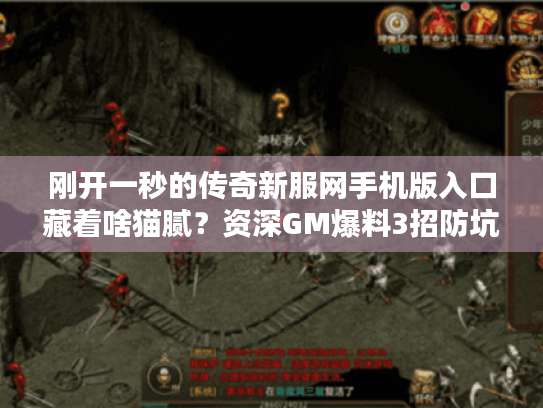 刚开一秒的传奇新服网手机版入口藏着啥猫腻?资深GM爆料3招防坑 刚开一秒的传奇新服网手机版入口藏着啥猫腻?资深GM爆料3招防坑