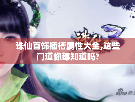 诛仙首饰插槽属性大全,这些门道你都知道吗?