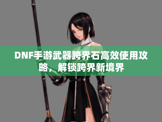 DNF手游武器跨界石高效使用攻略,解锁跨界新境界 DNF手游武器跨界石高效使用攻略,解锁跨界新境界
