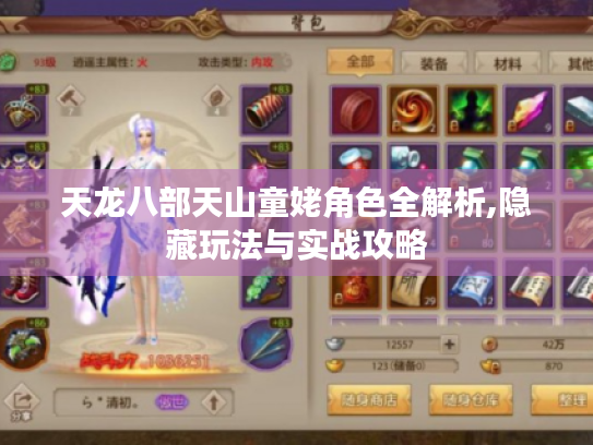 天龙八部天山童姥角色全解析,隐藏玩法与实战攻略