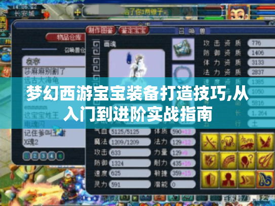 梦幻西游宝宝装备打造技巧,从入门到进阶实战指南 梦幻西游宝宝装备打造技巧,从入门到进阶实战指南
