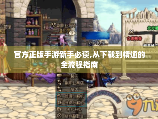 官方正版手游新手必读,从下载到精通的全流程指南