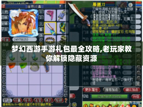 梦幻西游手游礼包最全攻略,老玩家教你解锁隐藏资源
