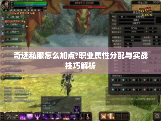 奇迹私服怎么加点?职业属性分配与实战技巧解析